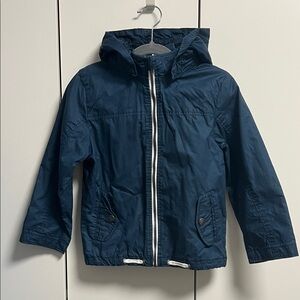 H&M Kids Dark Blue Raincoat with Hood
